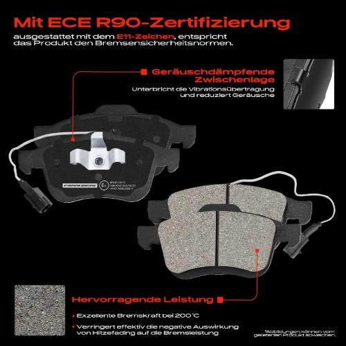 4x Bremsbeläge Vorderachse für Opel Combo Kasten/MPV Tour Fiat Doblo Cargo MPV 2010-2025 Bild 4x Bremsbeläge Vorderachse für Opel Combo Kasten/MPV Tour Fiat Doblo Cargo MPV 2010-2025