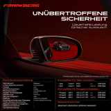 1x Außenspiegel Links für Opel Corsa F P2JO Peugeot 208 II UB UJ UP UW Bj ab 2019