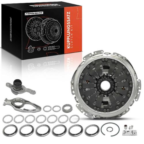 Frankberg 1x Kupplungssatz für VW Golf Plus Sportsvan VI Variant VII Jetta Passat Polo Scirocco Touran T-ROC Bild Frankberg 1x Kupplungssatz für VW Golf Plus Sportsvan VI Variant VII Jetta Passat Polo Scirocco Touran T-ROC