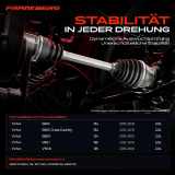 1x Antriebswelle Vorderachse Links für Volvo S60 II 134 S80 II 124 V60 I 155 V70 III 135 2013-2018