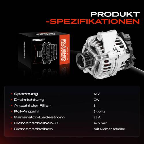 Frankberg 1x Lichtmaschine Generator für MG MGF MG Rover 25 RF 45 RT 400 RT 1.4L-1.8L Bild Frankberg 1x Lichtmaschine Generator für MG MGF MG Rover 25 RF 45 RT 400 RT 1.4L-1.8L
