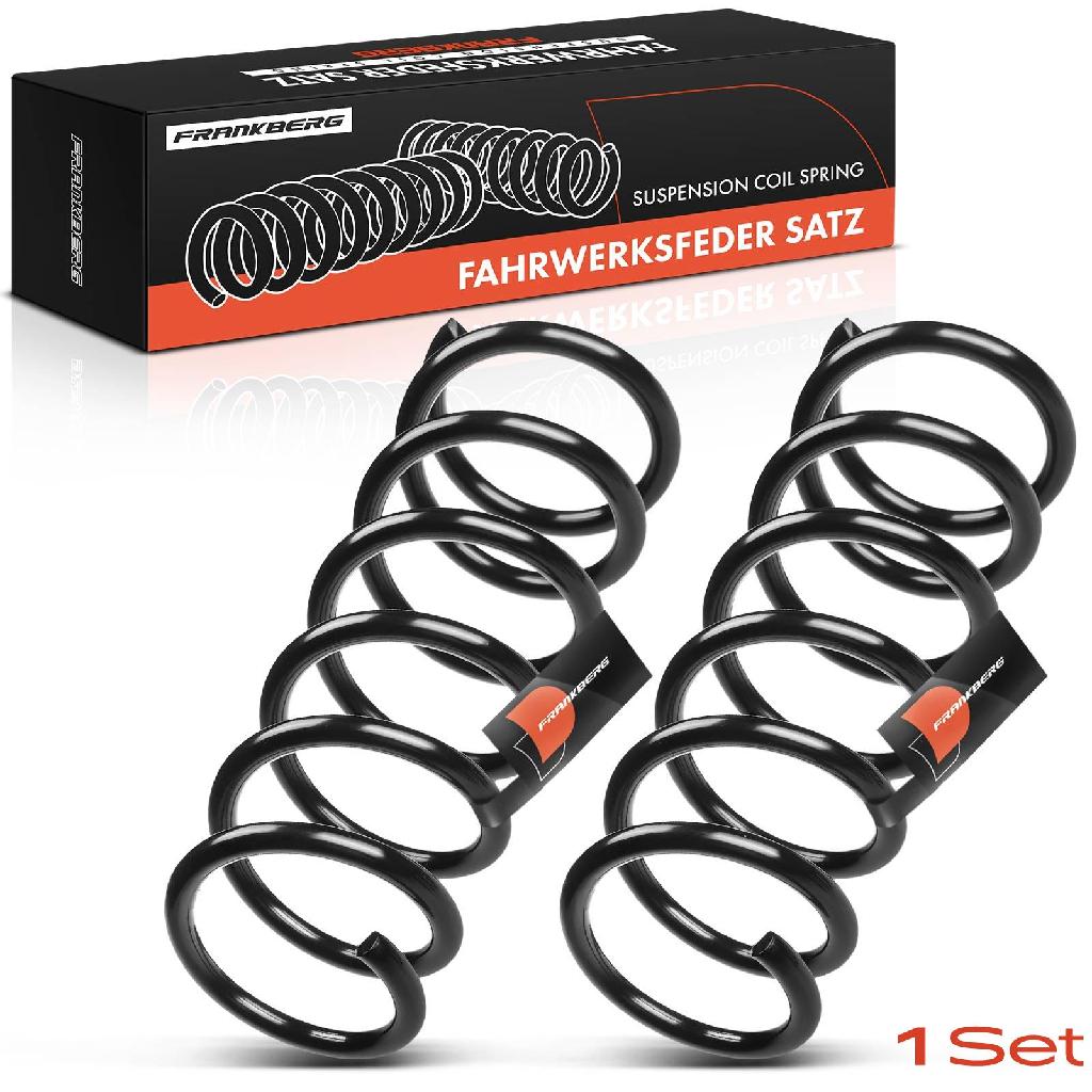 Frankberg 2x Fahrwerksfeder Hinterachse für Volvo V50 MW 1.6L 2010-2012