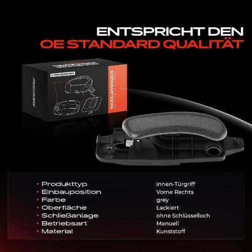 1x Türgriff Vorne Rechts innen für Fiat Stilo Multi Wagon Van 1.2L 1.4L 1.6L 1.8L 1.9L 2.4L 2001-2008 Bild 1x Türgriff Vorne Rechts innen für Fiat Stilo Multi Wagon Van 1.2L 1.4L 1.6L 1.8L 1.9L 2.4L 2001-2008