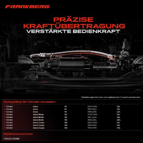 1x Seilzug Feststellbremse Hinterachse rechts für Citroen Xsara N0 N1 N2 2.0L 1997-2005 Bild 1x Seilzug Feststellbremse Hinterachse rechts für Citroen Xsara N0 N1 N2 2.0L 1997-2005
