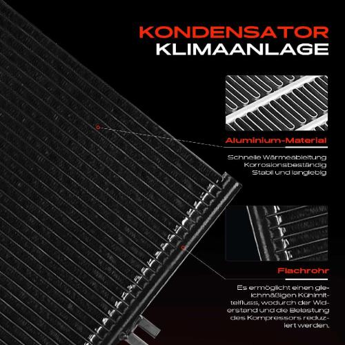 Frankberg 1x Kondensator Klimaanlage für Opel Vectra B CC Caravan J96 1997-2003 Bild Frankberg 1x Kondensator Klimaanlage für Opel Vectra B CC Caravan J96 1997-2003