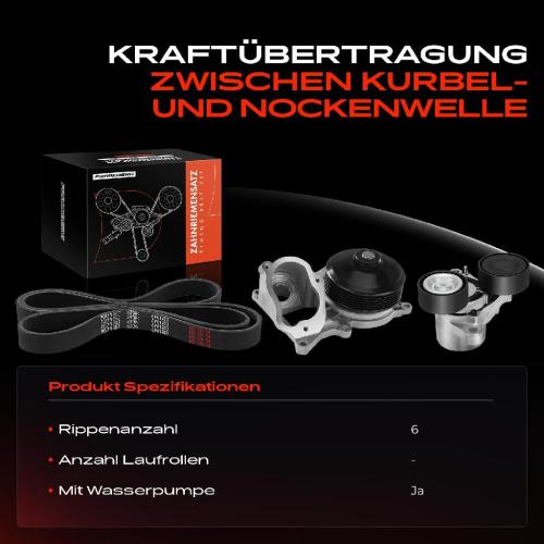 1x Keilrippenriemensatz Wasserpumpe für BMW 3er E90 E91 E92 E93 F30 F31 2.0L Bild 1x Keilrippenriemensatz Wasserpumpe für BMW 3er E90 E91 E92 E93 F30 F31 2.0L