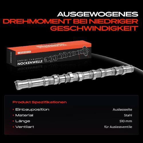 1x Nockenwelle für KIA Sorento I JC 2002-2009 Hyundai H-1 A1 TQ Bild 1x Nockenwelle für KIA Sorento I JC 2002-2009 Hyundai H-1 A1 TQ