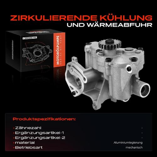Frankberg 1x Ölpumpe für VW Golf 5 Passat Tiguan Transporter 5 6 Audi A3 TT Bild Frankberg 1x Ölpumpe für VW Golf 5 Passat Tiguan Transporter 5 6 Audi A3 TT