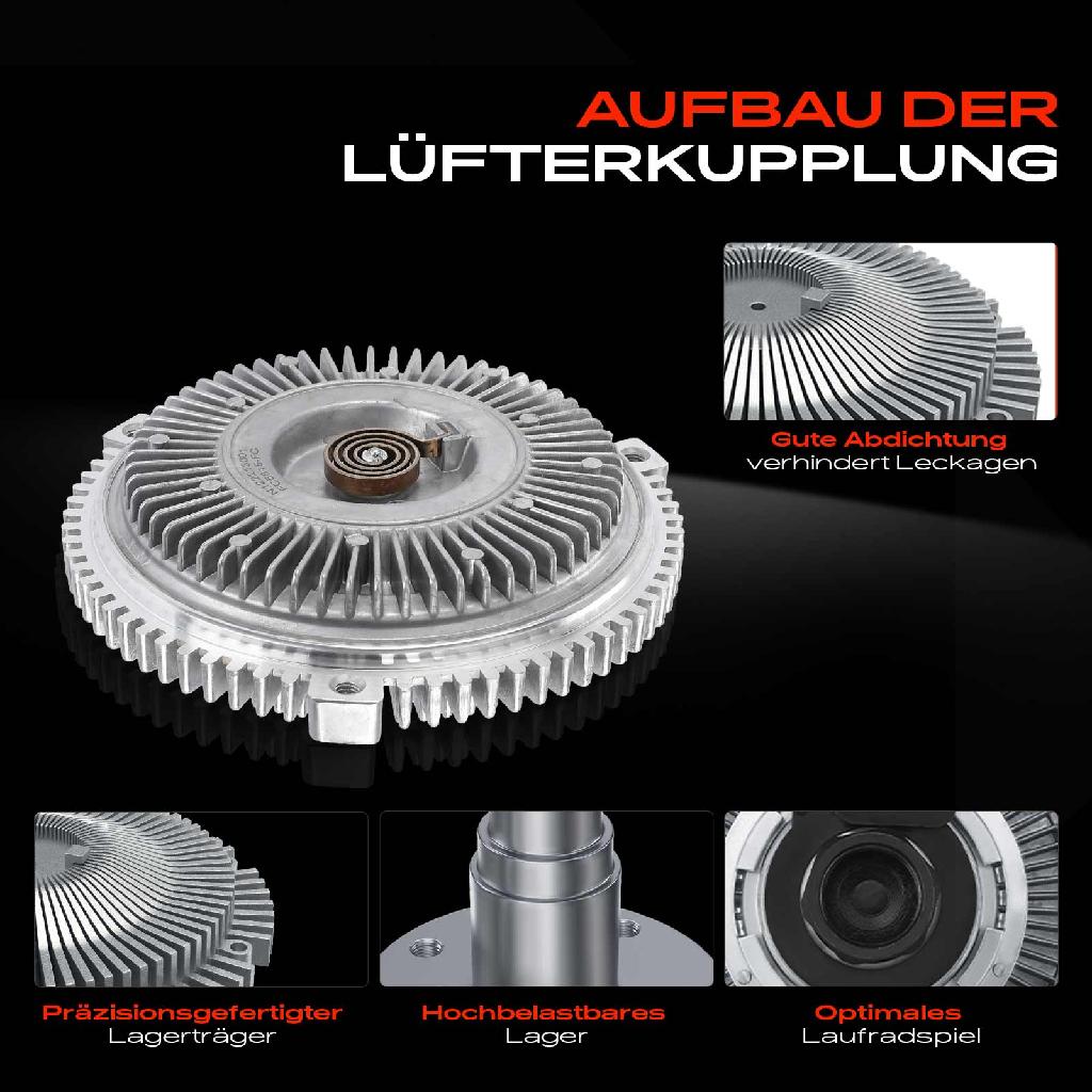 1x Lüfterkupplung Kühlerlüfte für BMW 3er E30 E36 5er E34 Opel Omega B V94
