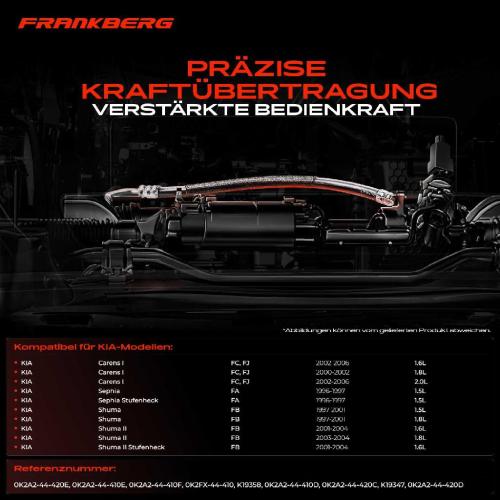 2x Seilzug Feststellbremse Hinterachse beidseitig für KIA Carens FC FJ Sephia Shuma Bild 2x Seilzug Feststellbremse Hinterachse beidseitig für KIA Carens FC FJ Sephia Shuma