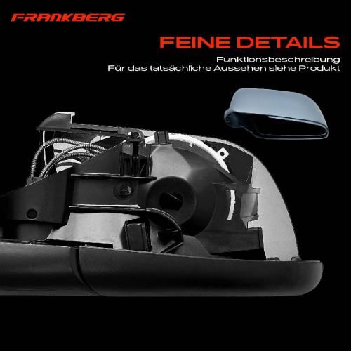 Frankberg 1x Außenspiegel Links für VW Polo 9A 9N 9A2 9A4 9A6 9N2 1.2L 1.4L 1.9L 2001-2012 Bild Frankberg 1x Außenspiegel Links für VW Polo 9A 9N 9A2 9A4 9A6 9N2 1.2L 1.4L 1.9L 2001-2012
