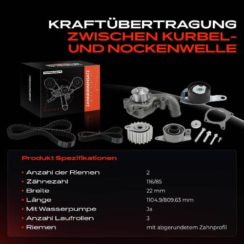 1x Zahnriemensatz Zahnriemen Wasserpumpe für Ford Escort Klasseic VI VII ALL ANL Bild 1x Zahnriemensatz Zahnriemen Wasserpumpe für Ford Escort Klasseic VI VII ALL ANL