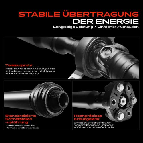 Frankberg 1x Kardanwelle Gelenkwelle Hinterachse für BMW X5 E70 F15 F85 X6 E71 E72 F16 F86 3.0L 4.4L 2007-2019 Bild Frankberg 1x Kardanwelle Gelenkwelle Hinterachse für BMW X5 E70 F15 F85 X6 E71 E72 F16 F86 3.0L 4.4L 2007-2019