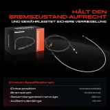 1x Seilzug Feststellbremse Hinterachse beidseitig für Renault Laguna II Grandtour KG0/1 BG0/1