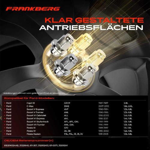 20x Radmutter für Ford Focus C-Max Mondeo Transit Escort Fiesta Tourneo Scorpio Bild 20x Radmutter für Ford Focus C-Max Mondeo Transit Escort Fiesta Tourneo Scorpio