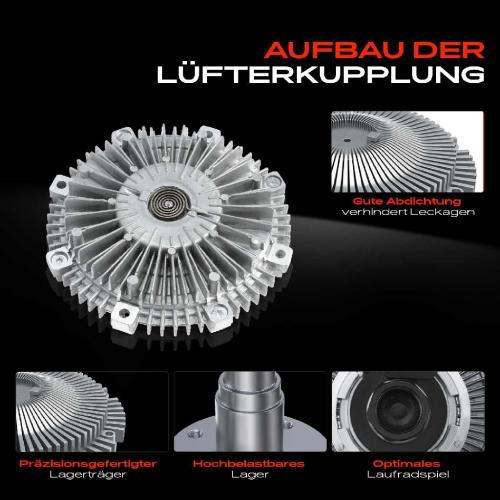 1x Lüfterkupplung Kühlerlüfte für Ford Ranger ET Mazda BT-50 Pick-up CD 2.5L 3.0L Bild 1x Lüfterkupplung Kühlerlüfte für Ford Ranger ET Mazda BT-50 Pick-up CD 2.5L 3.0L