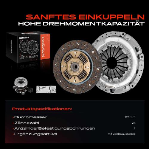 1x Kupplungssatz für Chevrolet Trax Opel Mokka/Mokka X J13 1.6L 1.8L Bj ab 2012 Bild 1x Kupplungssatz für Chevrolet Trax Opel Mokka/Mokka X J13 1.6L 1.8L Bj ab 2012