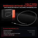 1x Seilzug Feststellbremse Hinterachse beidseitig für VW Golf V VI Audi A3 Seat Altea