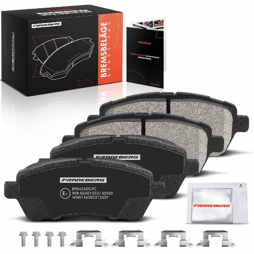 4x Bremsbeläge Vorderachse für Ford Fiesta VI Van Mazda 2 Subaru Justy IV Suzuki Baleno Swift V