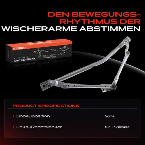 Frankberg 1x Wischergestänge Vorne für Skoda Fabia I 6Y 1999-2008 Bild Frankberg 1x Wischergestänge Vorne für Skoda Fabia I 6Y 1999-2008