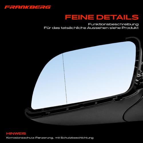 Frankberg 1x Außenspiegel Links für VW Polo 9A 9N 9A2 9A4 9A6 9N2 1.2L 1.4L 1.9L 2001-2012 Bild Frankberg 1x Außenspiegel Links für VW Polo 9A 9N 9A2 9A4 9A6 9N2 1.2L 1.4L 1.9L 2001-2012