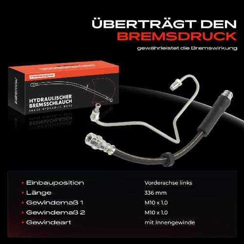 Frankberg 1x Bremsschlauch Bremsschläuche Vorderachse Links für Audi A4 8W2 8W5 8WH A5 F53 F57 F5A Bild Frankberg 1x Bremsschlauch Bremsschläuche Vorderachse Links für Audi A4 8W2 8W5 8WH A5 F53 F57 F5A
