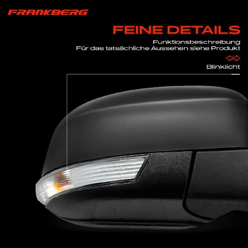 Frankberg 1x Außenspiegel Links für Ford Focus II DA DP HCP 1.4L 1.6L 1.8L 2.0L 2.5L 2008-2012 Bild Frankberg 1x Außenspiegel Links für Ford Focus II DA DP HCP 1.4L 1.6L 1.8L 2.0L 2.5L 2008-2012