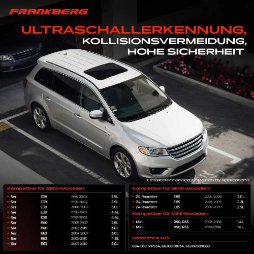 4x Parksensor PDC Sensor Vorne und Hinten für BMW 5er E39 E60 E61 6er E63 Z4 MINI Mini R50-R53 Bild 4x Parksensor PDC Sensor Vorne und Hinten für BMW 5er E39 E60 E61 6er E63 Z4 MINI Mini R50-R53