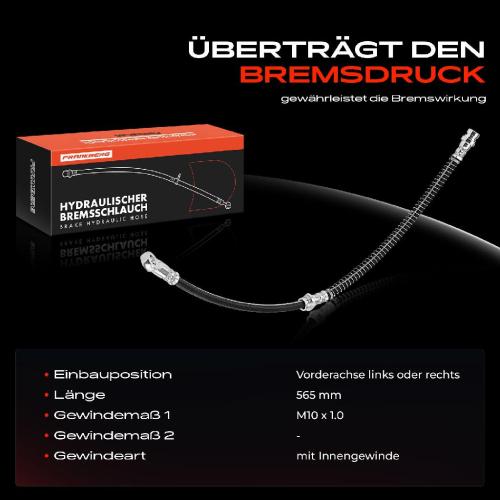 1x Bremsschlauch Bremsschläuche Vorderachse Links oder Rechts für Mitsubishi Lancer VII CSA CTA CSW Bild 1x Bremsschlauch Bremsschläuche Vorderachse Links oder Rechts für Mitsubishi Lancer VII CSA CTA CSW