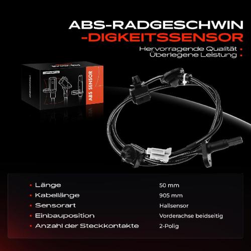 1x ABS Sensor Vorderachse beidseitig für Subaru Tribeca B9 3.0L 3.6L Bj ab 2005 Bild 1x ABS Sensor Vorderachse beidseitig für Subaru Tribeca B9 3.0L 3.6L Bj ab 2005