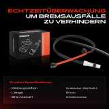 1x Warnkontakt Bremsbelagverschleiß Vorderachse für Porsche 911 964 993 968 3.0L-3.8L