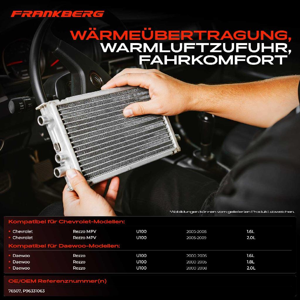 1x Wärmetauscher Innenraumheizung für Chevrolet Rezzo MPV Daewoo