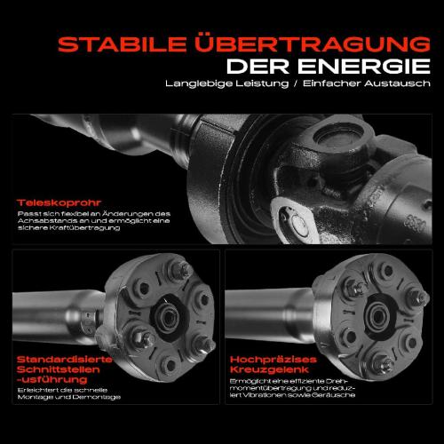 Frankberg 1x Kardanwelle Gelenkwelle Hinterachse für BMW 7er F01 F02 F03 F04 3.0L 2008-2015 Bild Frankberg 1x Kardanwelle Gelenkwelle Hinterachse für BMW 7er F01 F02 F03 F04 3.0L 2008-2015