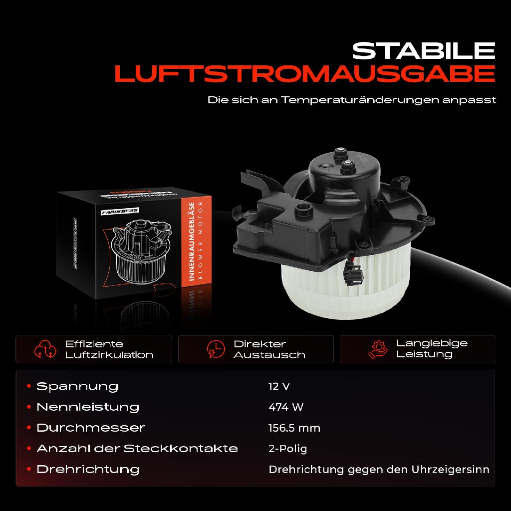 1x Gebläsemotor Innenraumgebläse für Mercedes Benz W203 S203 C209 W463