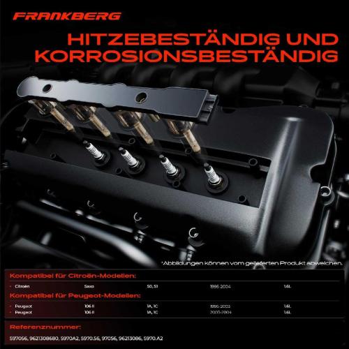 Frankberg 1x Zündmodul Zündspule für Citroën Saxo S0 S1 Peugeot 106 II 1A 1C 1.6L 1996-2004 Bild Frankberg 1x Zündmodul Zündspule für Citroën Saxo S0 S1 Peugeot 106 II 1A 1C 1.6L 1996-2004