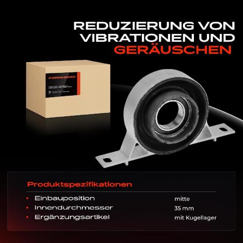 1x Lagerung Gelenkwelle Kardanwellenlager für BMW 3er E46 330d 330 Cd 1999-2007 Bild 1x Lagerung Gelenkwelle Kardanwellenlager für BMW 3er E46 330d 330 Cd 1999-2007