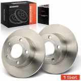 Frankberg 2x Bremsscheiben Hinterachse für VW Passat Variant Audi 100 Avant A6 Skoda Superb I 1990-2008