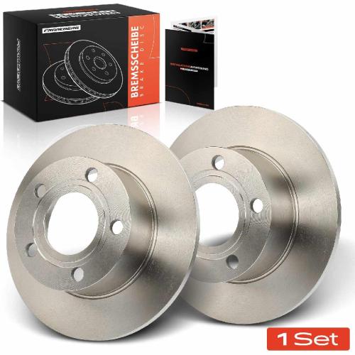 Frankberg 2x Bremsscheiben Hinterachse für VW Passat Variant Audi 100 Avant A6 Skoda Superb I 1990-2008 Bild Frankberg 2x Bremsscheiben Hinterachse für VW Passat Variant Audi 100 Avant A6 Skoda Superb I 1990-2008