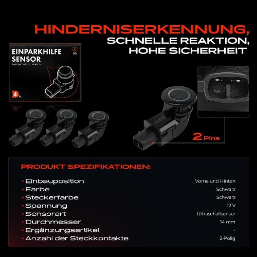 4x Parksensor PDC Sensor Vorne und Hinten für Lexus LS F3 430 2000-2006 Bild 4x Parksensor PDC Sensor Vorne und Hinten für Lexus LS F3 430 2000-2006