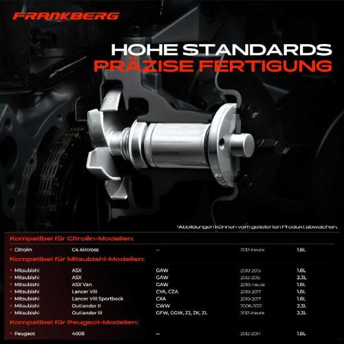 1x Wasserpumpe Kühlwasserpumpe für Citroën C4 Mitsubishi ASX Lancer VIII Outlander Peugeot 1.8L 2.2L Bild 1x Wasserpumpe Kühlwasserpumpe für Citroën C4 Mitsubishi ASX Lancer VIII Outlander Peugeot 1.8L 2.2L