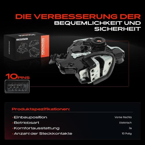 1x Türschloss Vorne Rechts für Lexus IS C II RX Toyota Land Cruiser 200 2.5L 2.2L 5.0L Bj ab 2005 Bild 1x Türschloss Vorne Rechts für Lexus IS C II RX Toyota Land Cruiser 200 2.5L 2.2L 5.0L Bj ab 2005