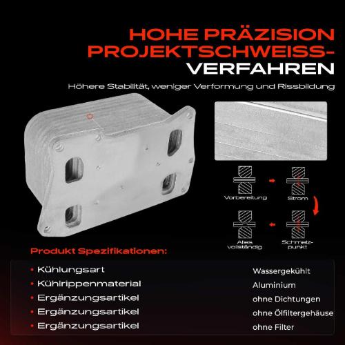 1x Ölkühler Motoröl für Mercedes-Benz CLS E-Klasse W212 S-Klasse W221 2011-2019 Bild 1x Ölkühler Motoröl für Mercedes-Benz CLS E-Klasse W212 S-Klasse W221 2011-2019