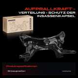 1x Achskörper Achsträger Motorträger Vorderachse für Fiat Panda 169 1.1L-1.4L 2003-2013