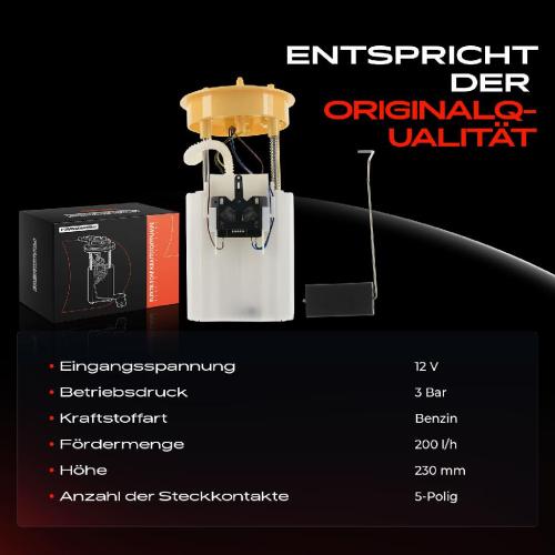 1x Kraftstoffpumpe für VW Polo Seat Ibiza IV Sportcoupe ST Skoda Fabia II III 1.4L 2007-2021 Bild 1x Kraftstoffpumpe für VW Polo Seat Ibiza IV Sportcoupe ST Skoda Fabia II III 1.4L 2007-2021