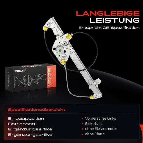 Frankberg 1x Fensterheber Vorne Links für Fiat Doblo Cargo 263 ab 2010 Bild Frankberg 1x Fensterheber Vorne Links für Fiat Doblo Cargo 263 ab 2010