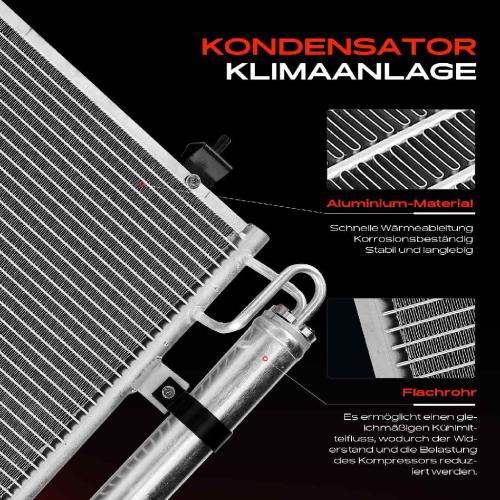 1x Kondensator Klimaanlage für Mitsubishi Outlander I CUW 2.0L 2.4L 2002-2007 Bild 1x Kondensator Klimaanlage für Mitsubishi Outlander I CUW 2.0L 2.4L 2002-2007