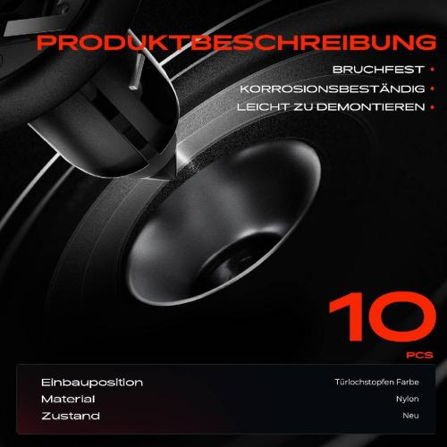 10x Befestigungsclips Türlochstopfen Farbe für Nissan Juke Murano Leaf Infiniti EX35 Bild 10x Befestigungsclips Türlochstopfen Farbe für Nissan Juke Murano Leaf Infiniti EX35