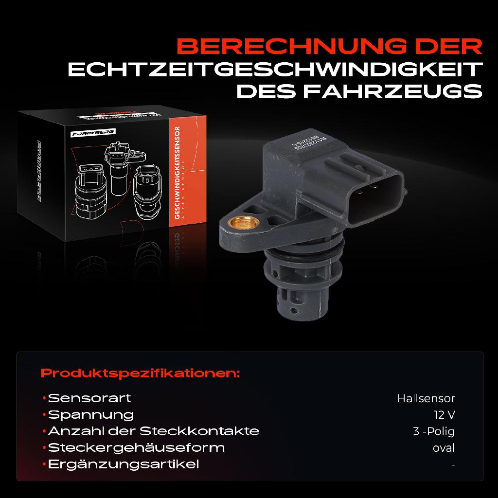1x Geschwindigkeitssensor für Mazda 2 DE 3 BK BL 5 CR19 CW 6 GG GH CX-7 MX-5 III