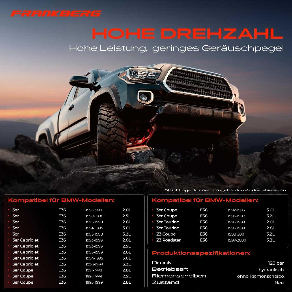 1x Servopumpe hydraulisch für BMW 3er E36 1990-2001