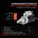 1x Anlasser Starter für Porsche Panamera 970 3.0L 3.6L 4.8L 2009-2016